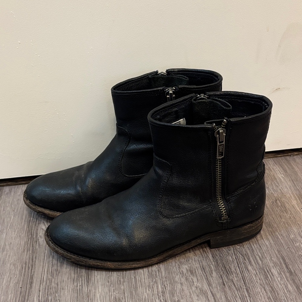 Frye Ethan Double Zip Ankle Boot - Women's 6.5 - Picture 2 of 8